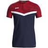 Jako Polo Iconic - Farbe: marine/chili rot - Gr. 4XL